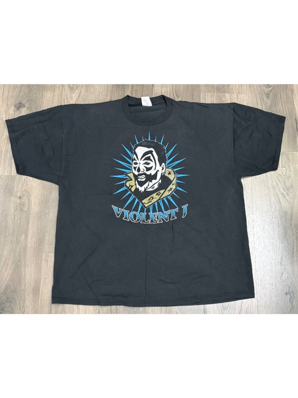 Vtg Insane Clown Posse Violent J The Wraith Shangri La Tour Shirt 3X ICP - Wear